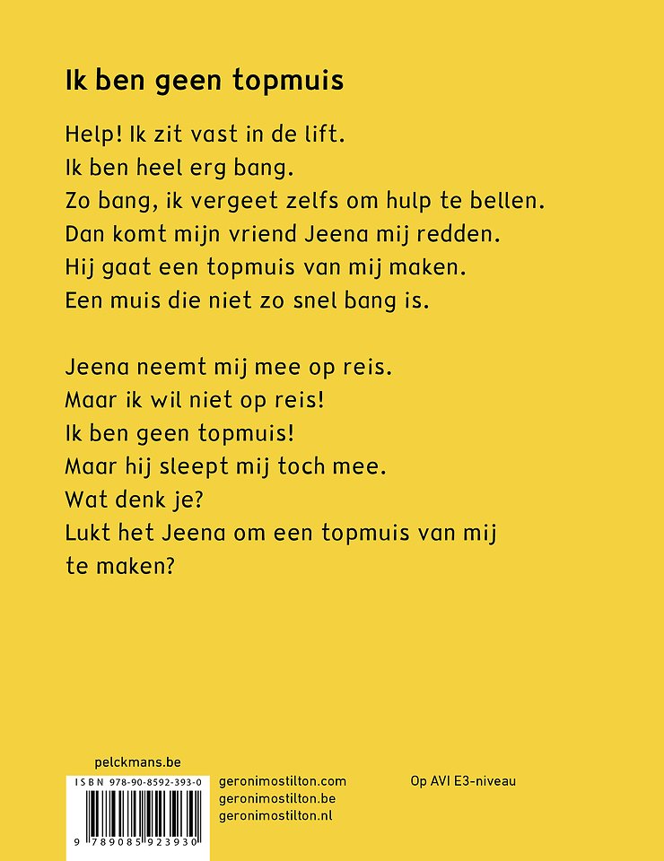 Makkelijk lezen - Ik ben geen topmuis