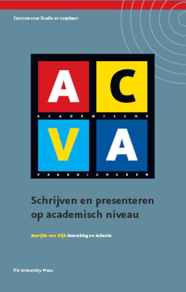 ACVA schrijven en presenteren op academisch niveau