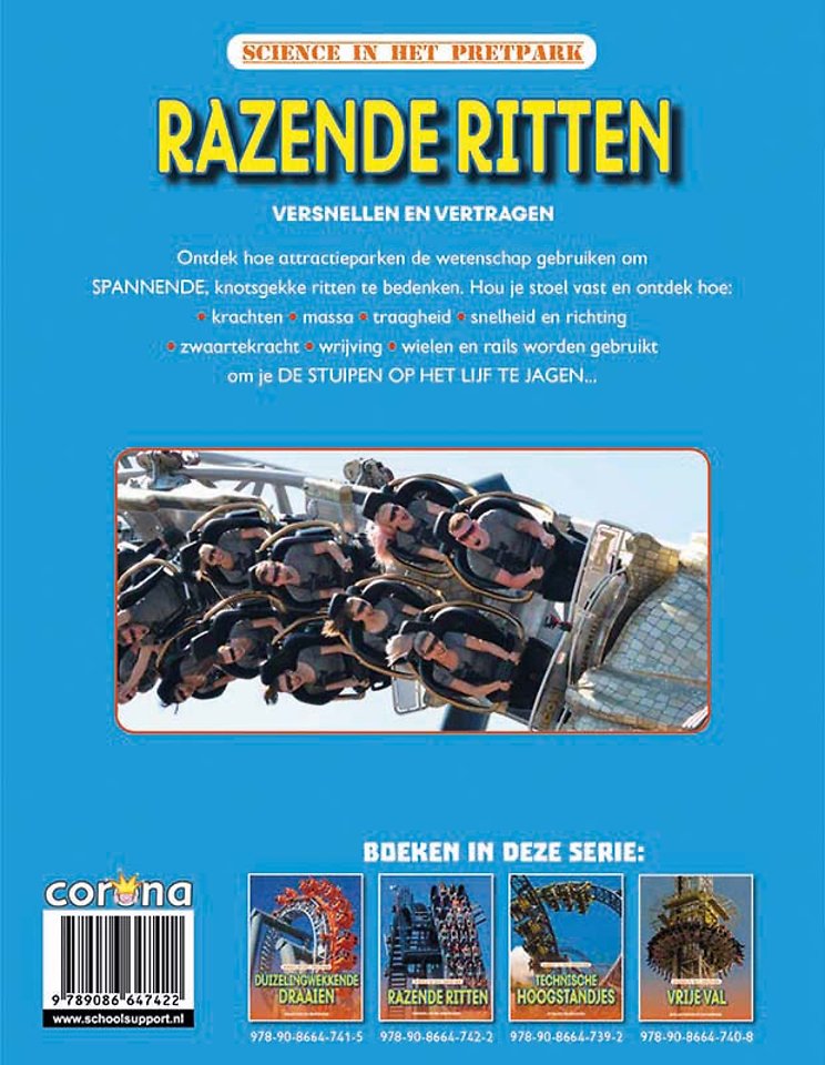 Razende ritten - versnellen en vertagen, Science in het pretpark