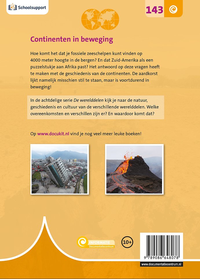 Continenten in beweging