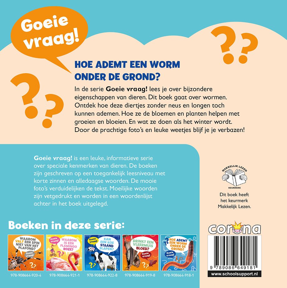 Hoe ademt een worm onder de grond?
