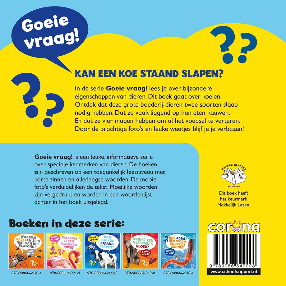 Kan een koe staand slapen?