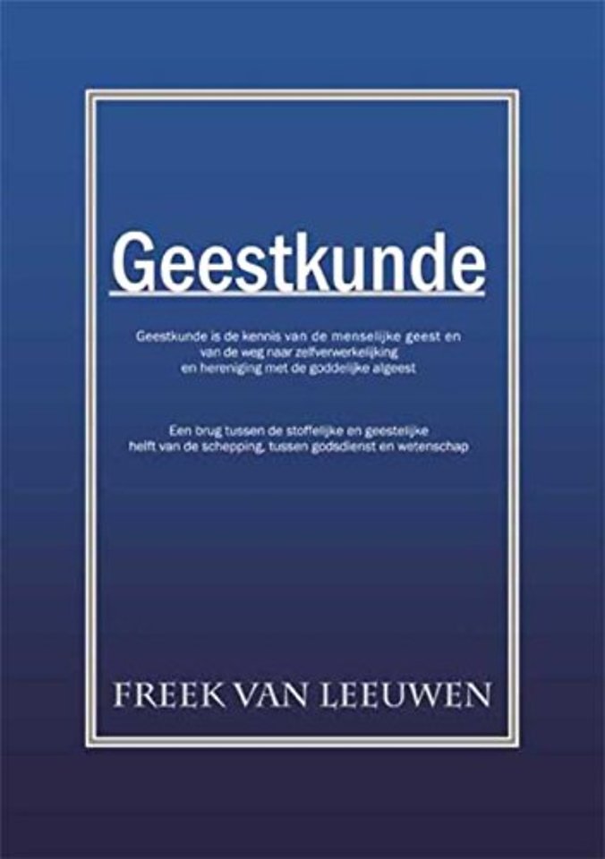 Geestkunde