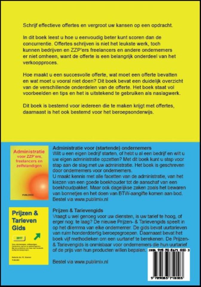Handboek offerte
