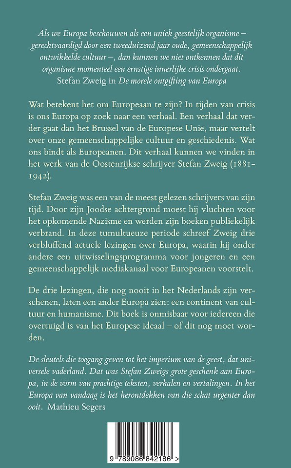 Aan de Europeanen van vandaag en morgen