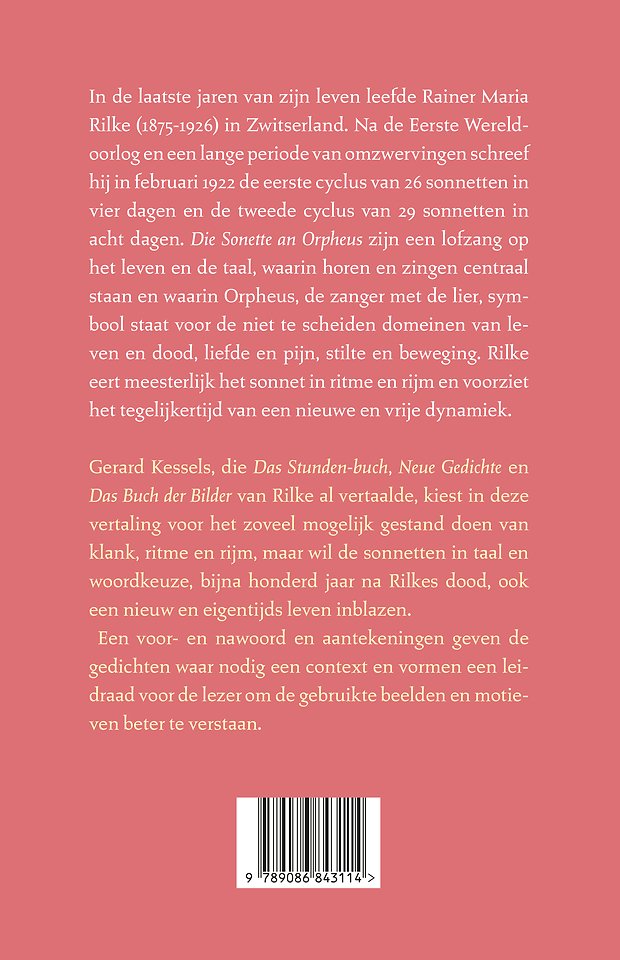 De sonnetten aan Orpheus