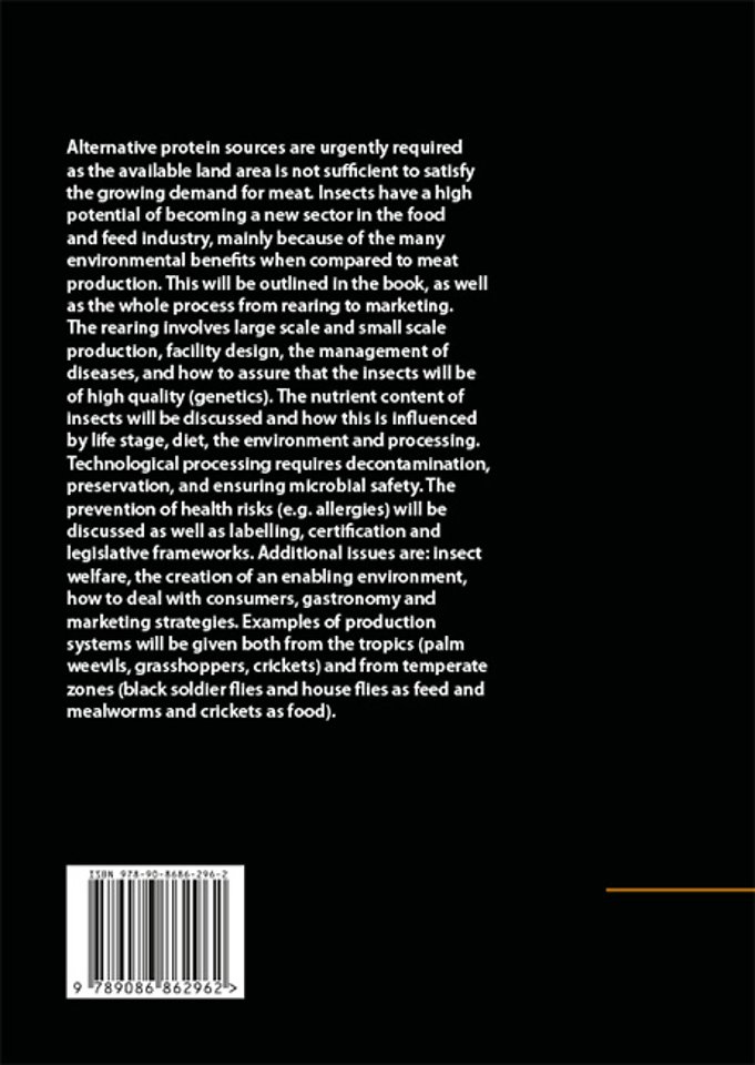 Insects as food and feed: from production to consumption