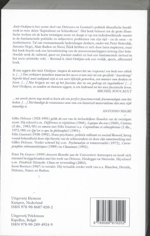 Kapitalisme en schizofrenie 1 Anti Oedipus