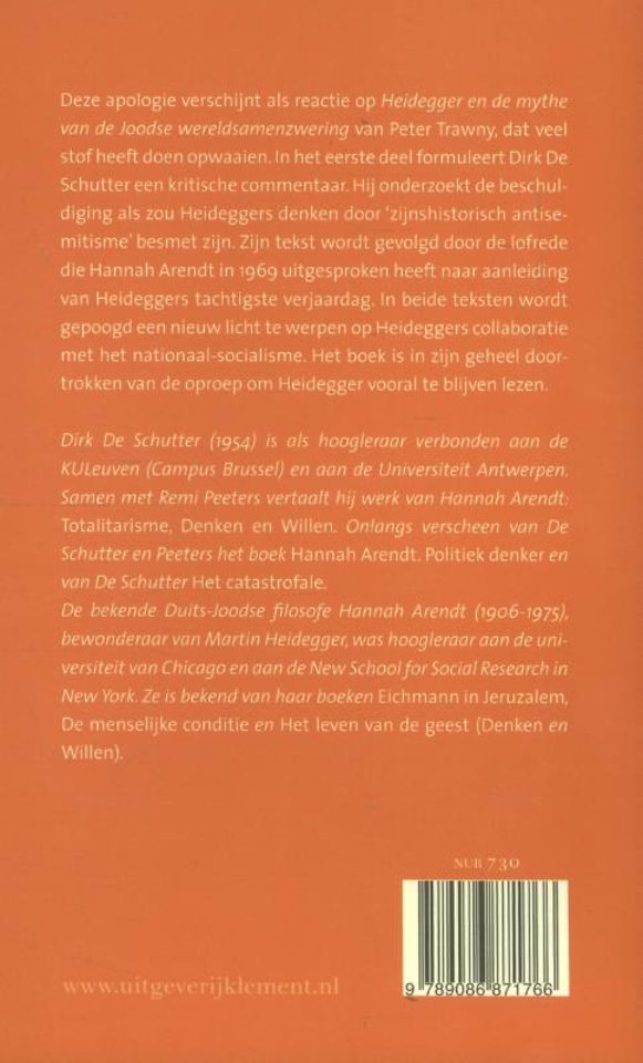 Martin Heidegger – een apologie