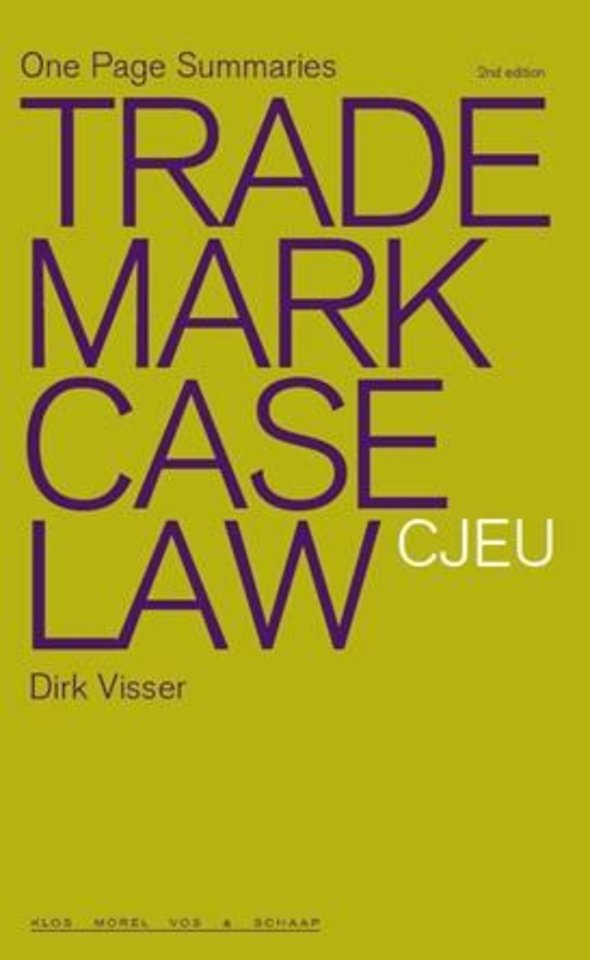 Trade Mark Case Law ECJ