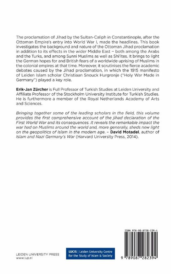 Jihad and Islam in World War I