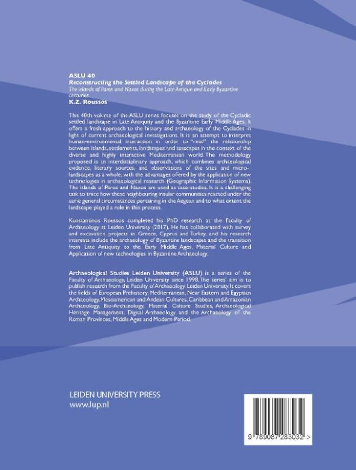 Reconstructing the Settled Landscape of the Cyclades