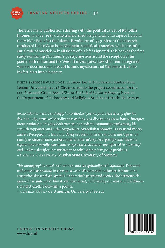 Ayatollah Khomeini’s Mystical Poetry and its Reception in Iran and the Diaspora
