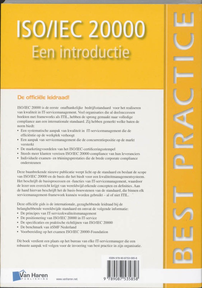 ISO/IEC 20000 - Een introductie