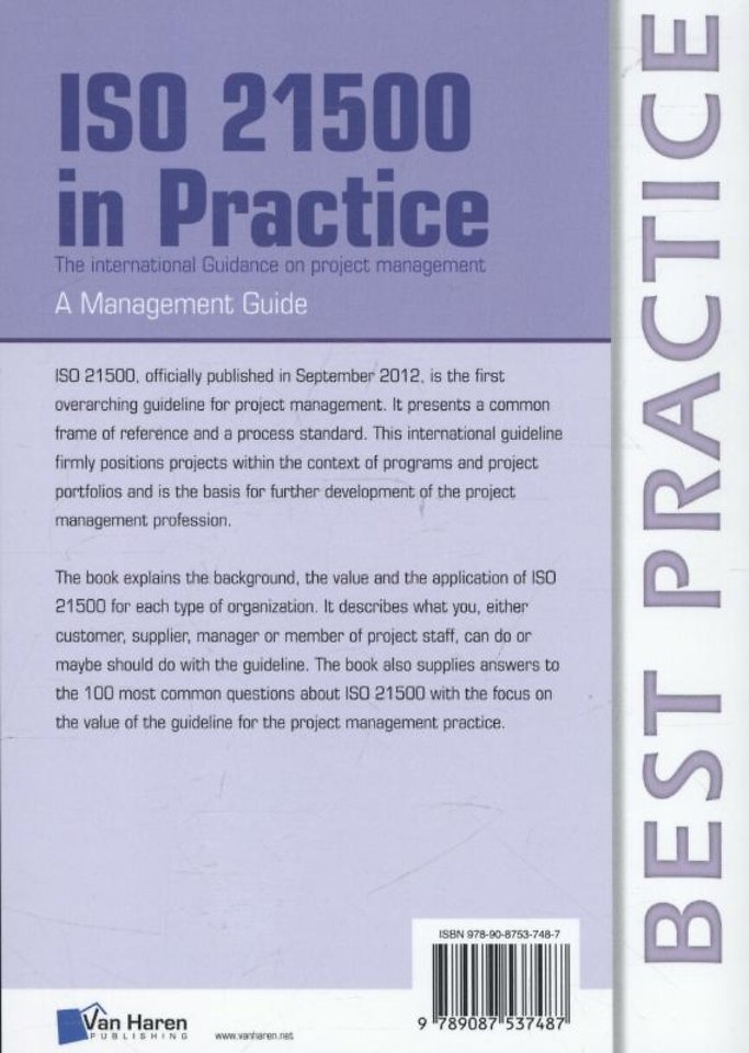 ISO 21500 in Practice - A Management Guide