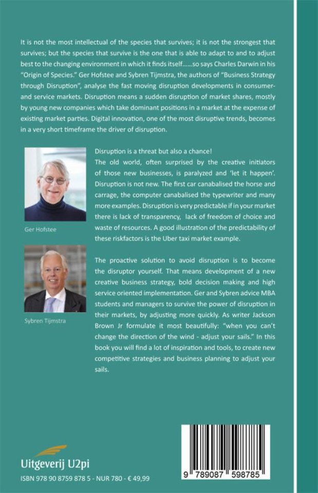 Business strategy through disruption