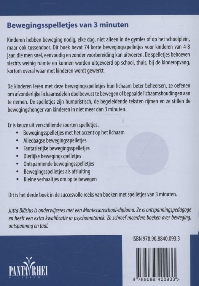 Bewegingsspelletjes van 3 minuten