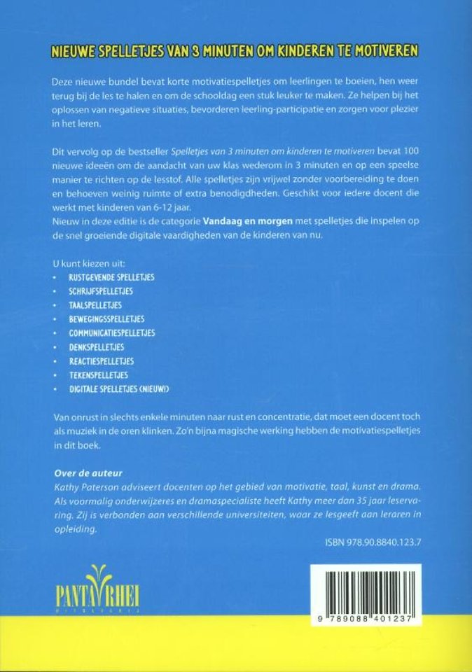 Nieuwe spelletjes van 3 minuten om kinderen te motiveren