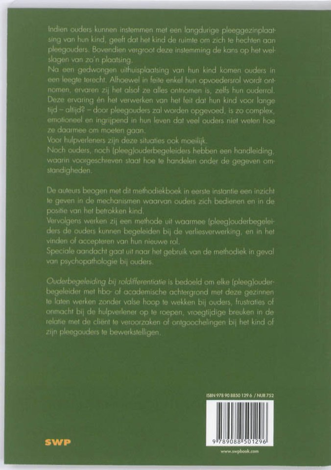 Methodiekboek ouder begeleiding bij roldifferentiatie