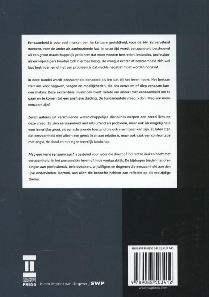 Mag een mens eenzaam zijn