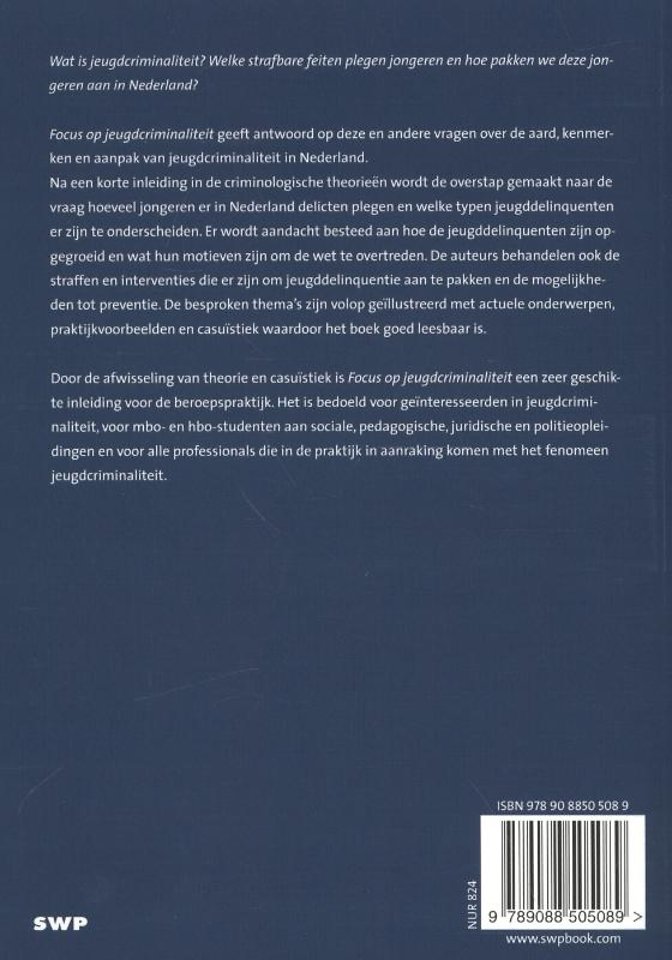Focus op jeugdcriminaliteit