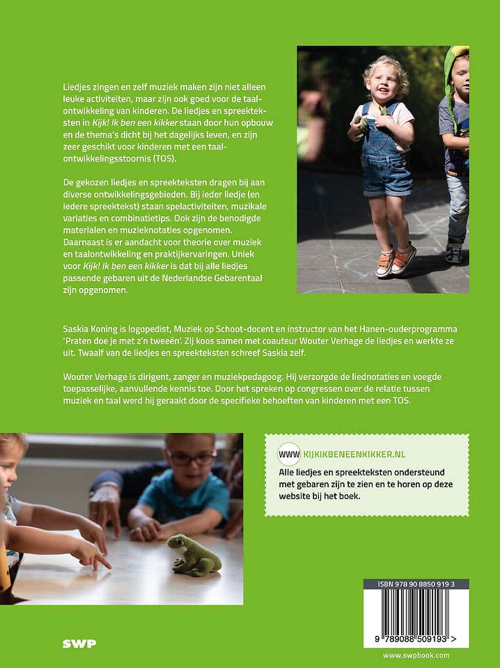 Kijk! Ik ben een kikker