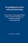 De geldigheid van het concurrentiebeding De geldigheid van het concurrentiebeding