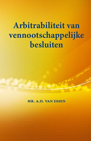 Arbitrabiliteit van vennootschappelijke besluiten