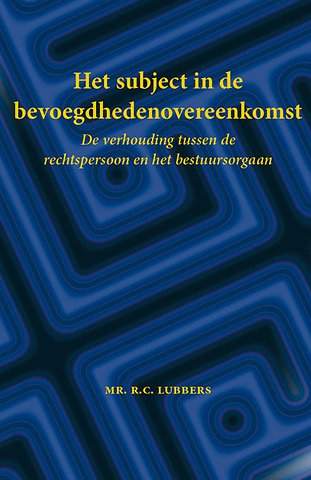 Het subject in de bevoegdhedenovereenkomst