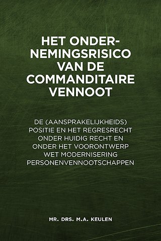 Het ondernemingsrisico van de commanditaire vennoot