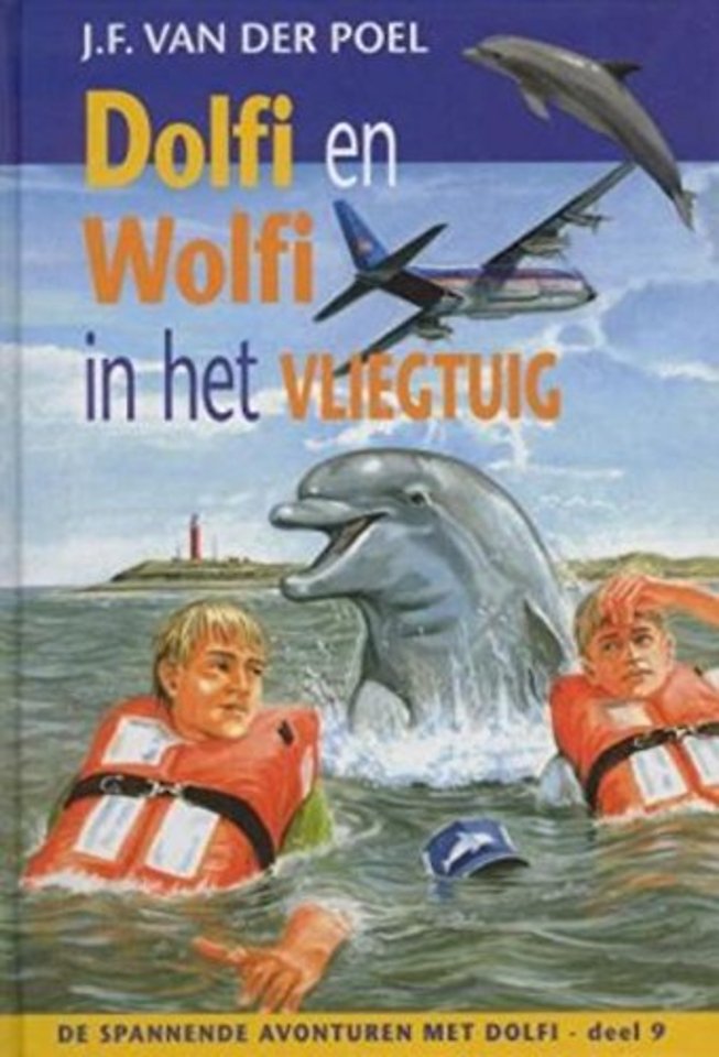 Dolfi en wolfi in het vliegtuig