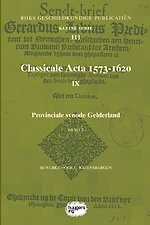 Classicale Acta 1573-1620 IX Band 2