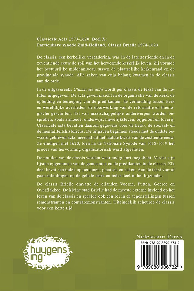 Classicale Acta 1573-1620 X Band 2