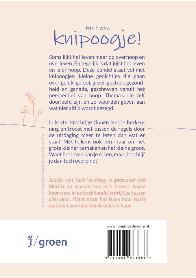 Met een knipoogje!