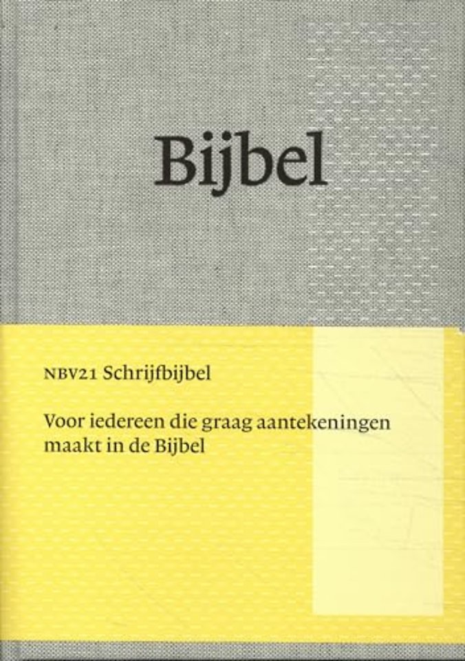 Bijbel NBV21 Schrijfbijbel