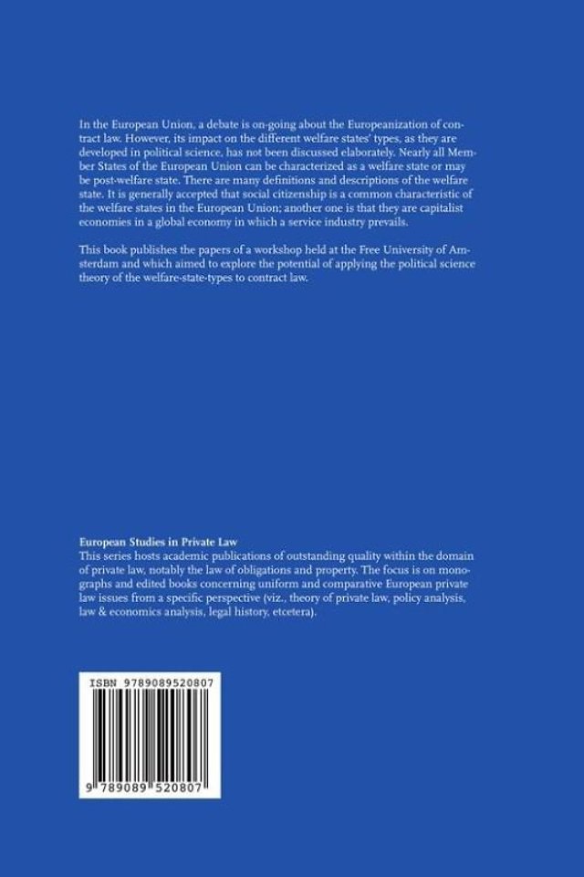 European Contract Law and the Welfare State