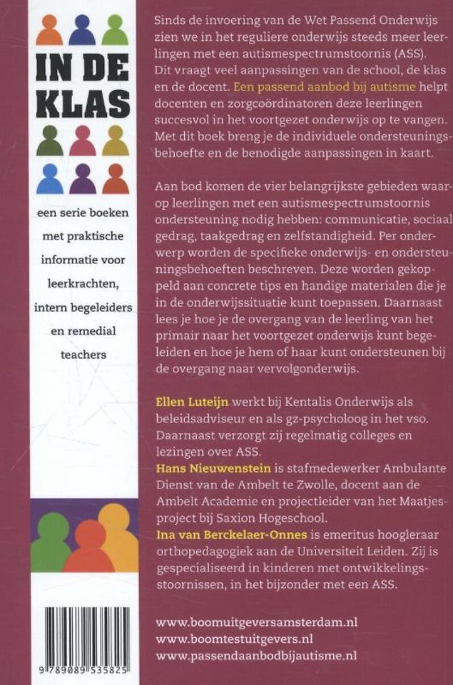 Een passend aanbod bij autisme