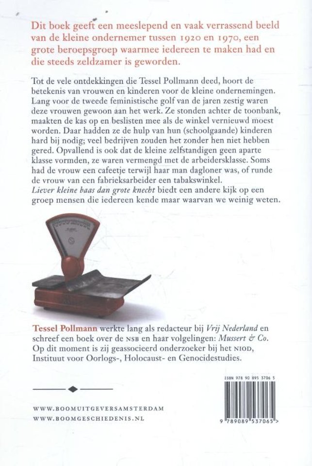 Liever kleine baas dan grote knecht