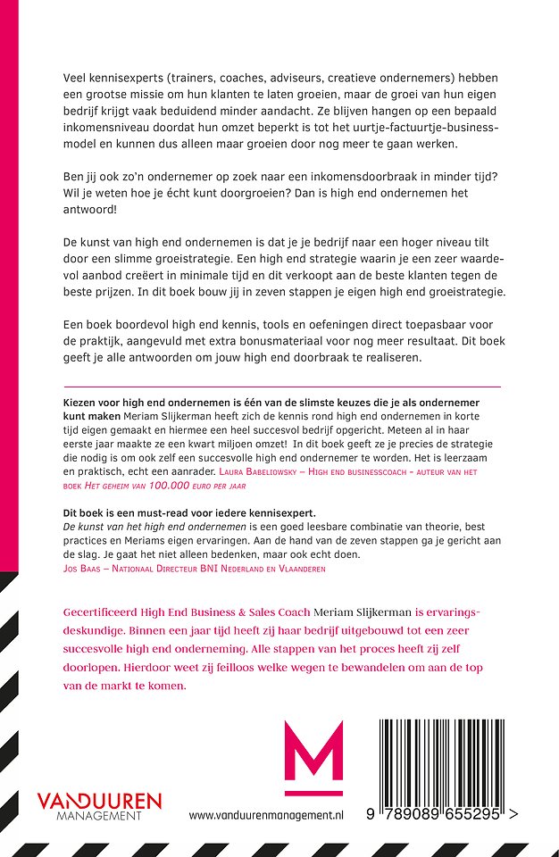 De kunst van high end ondernemen