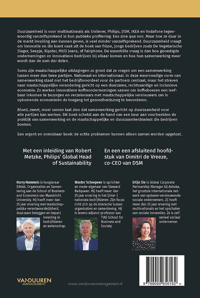 Bloed, zweet, maar samen