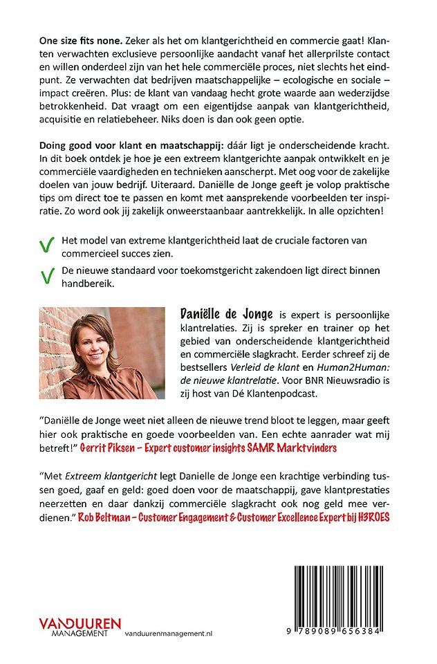 Extreem klantgericht