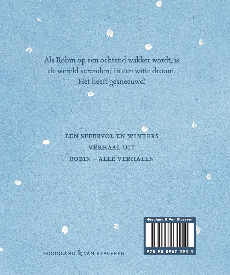 Robin in de sneeuw (per 10 verpakt)