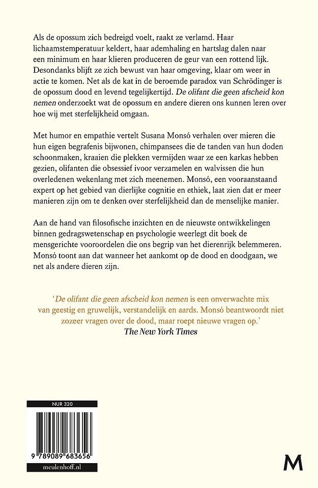 De olifant die geen afscheid kon nemen