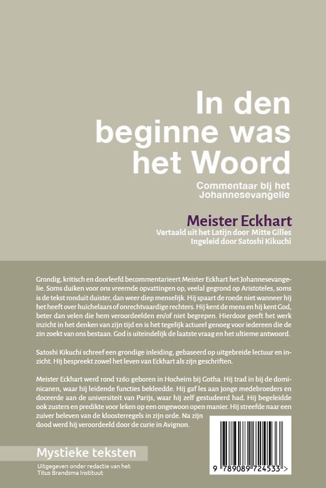 In den beginne was het woord