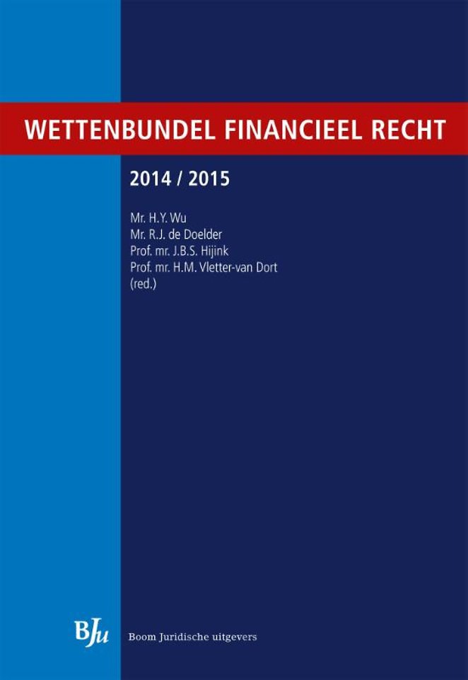 Wettenbundel financieel recht 2014/2015