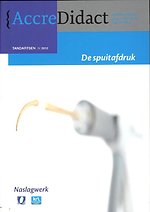 de spuitafdruk