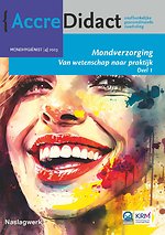 Mondverzorging 1 Van wetenschap naar praktijk