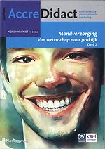Mondverzorging 2 Van wetenschap naar praktijk