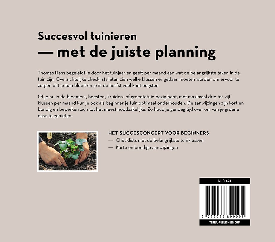 Tuinieren van maand tot maand