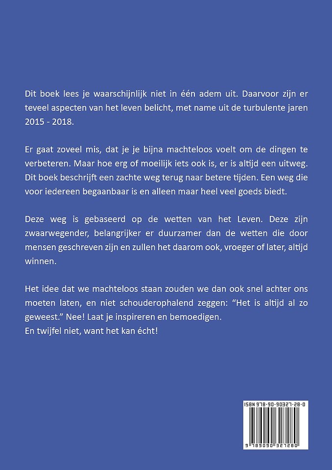 De zachte weg terug.......